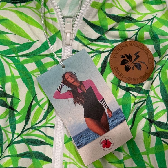 NWT Women's Swim front zipper One Piece - Picture 3 of 5